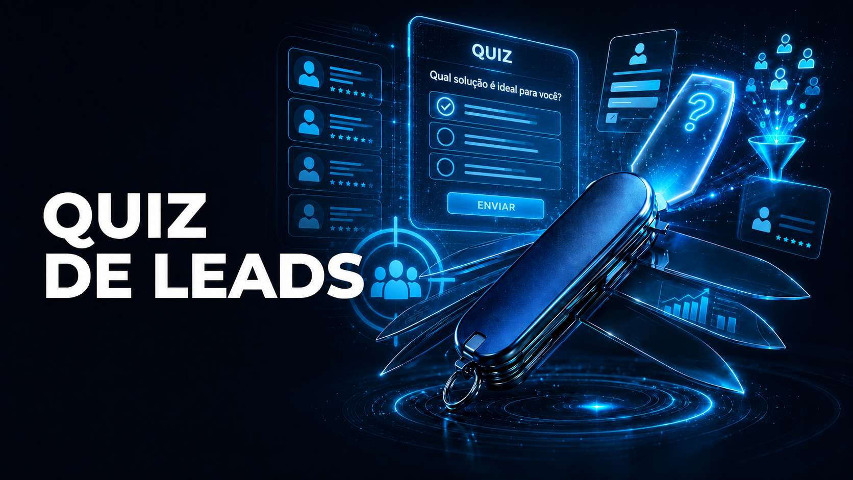 Quiz que vira lead qualificado no WhatsApp