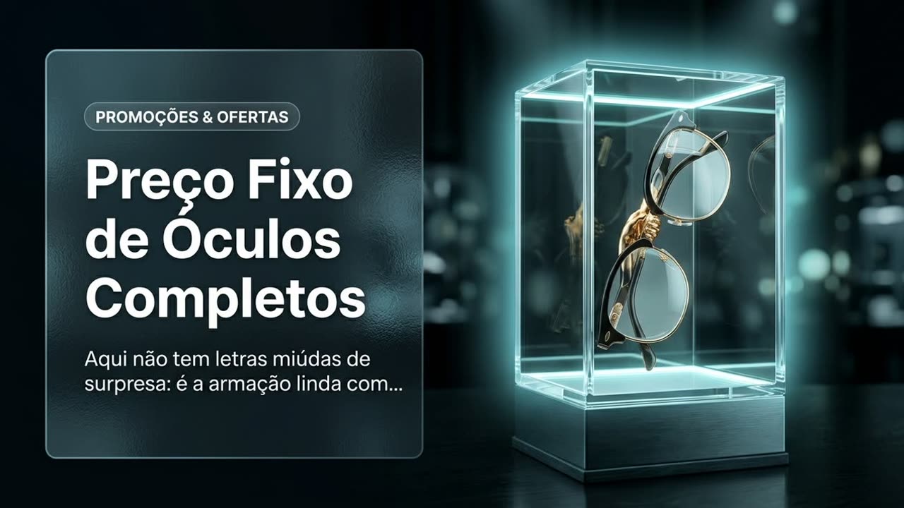 Óculos Completo Valor Fixo