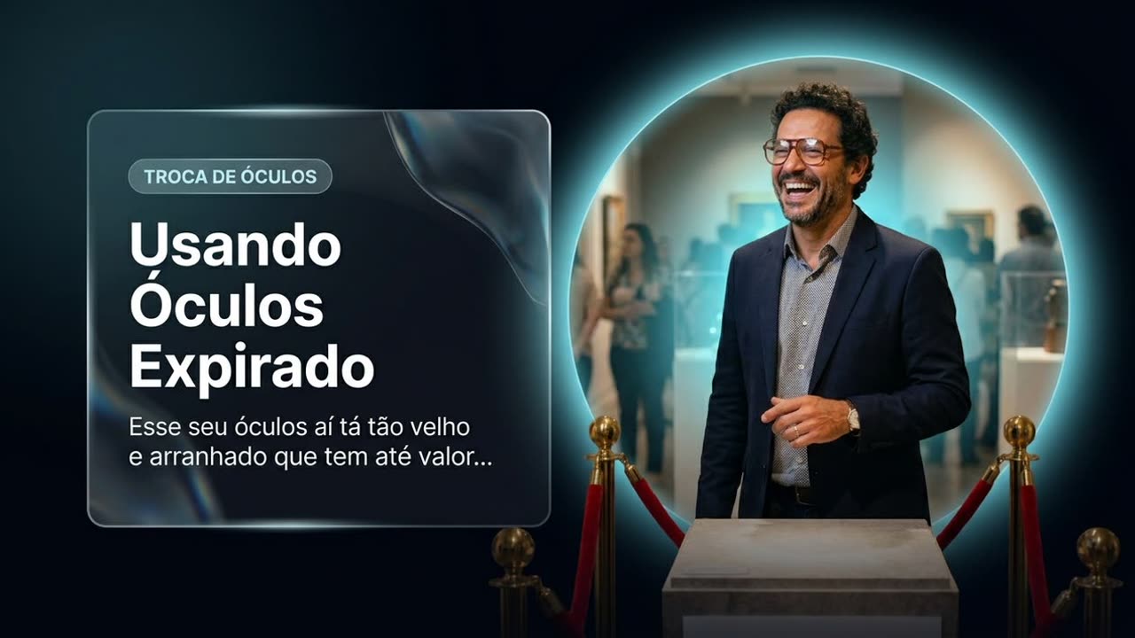Usando Óculos Vencido
