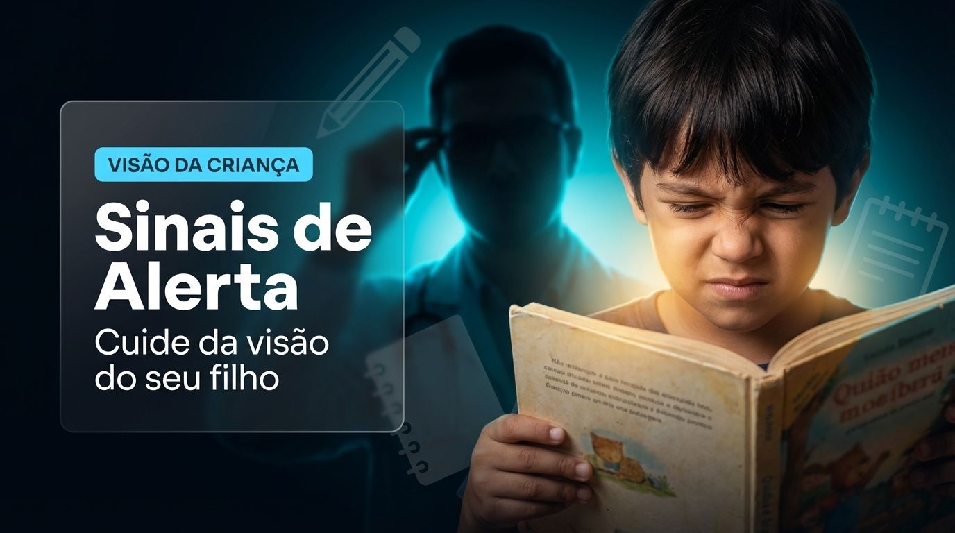 Visão infantil sinais de alerta
