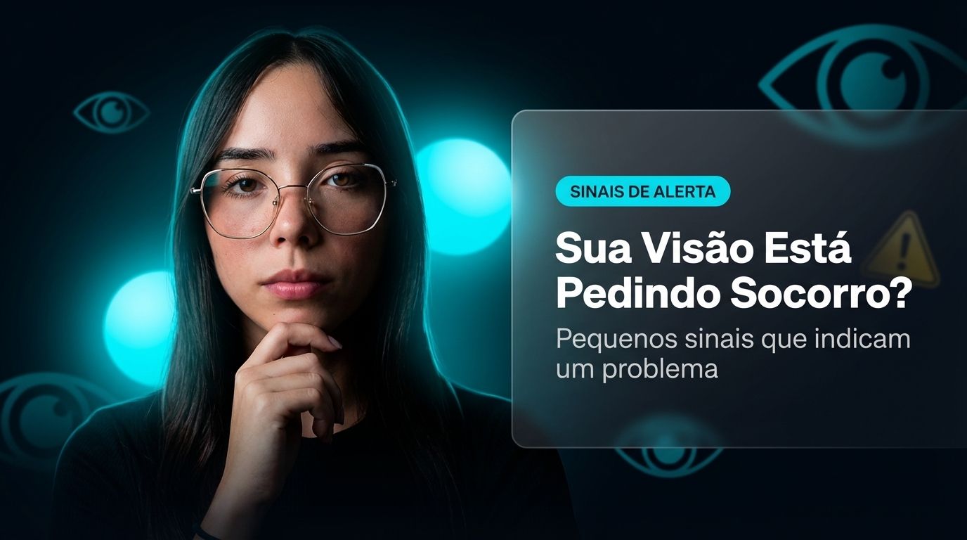 Pequenos sinais que indicam problema na visão